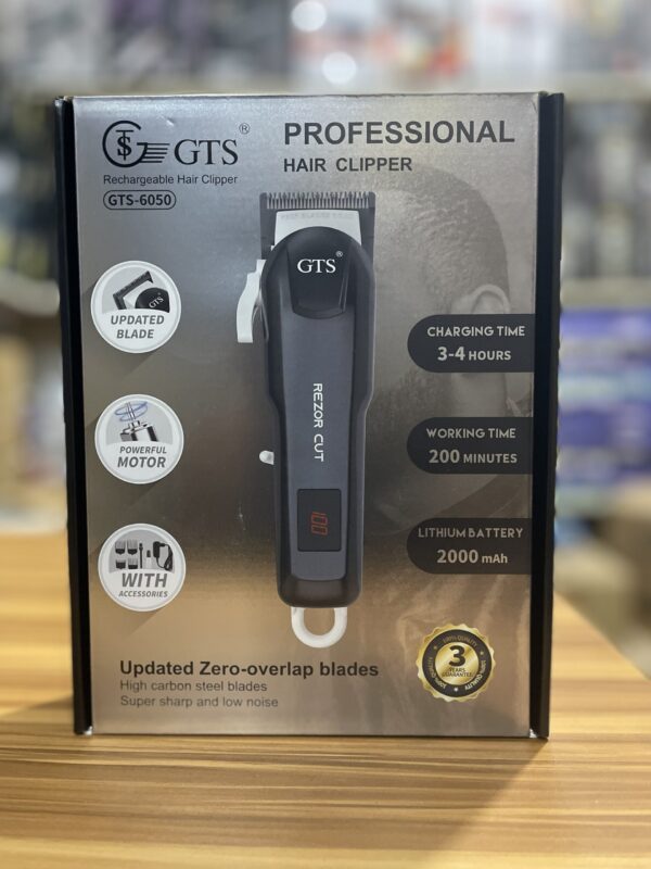 GTS 6050 Rechargeable Hair Clipper - Image 6