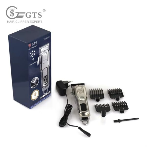 GTS 6017 Metal Rechargeable Hair Clipper - Image 2