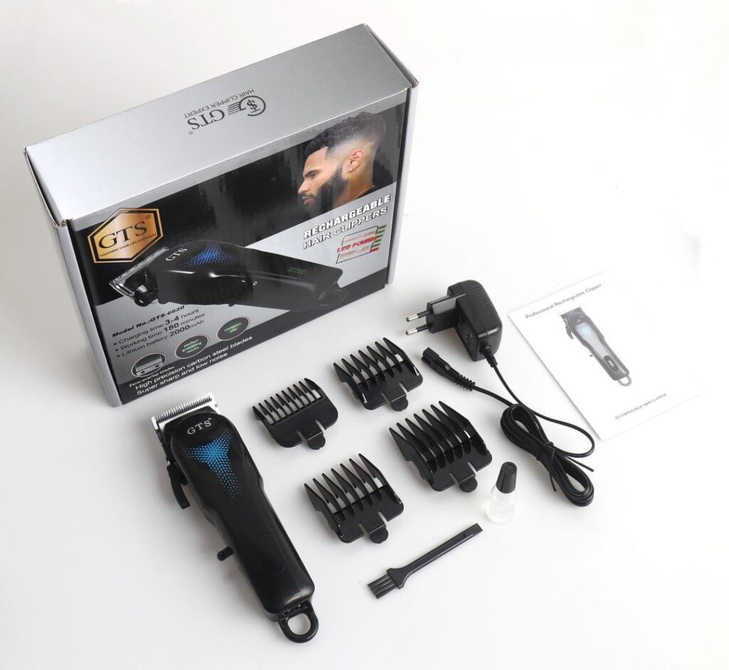 GTS RECHARGEABLE DIGITAL HAIR CLIPPER TURBO 6620