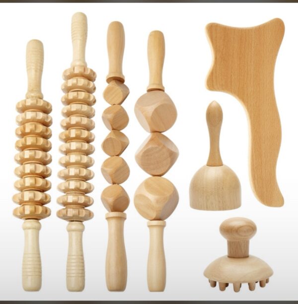 7-Piece Wood Massage Set