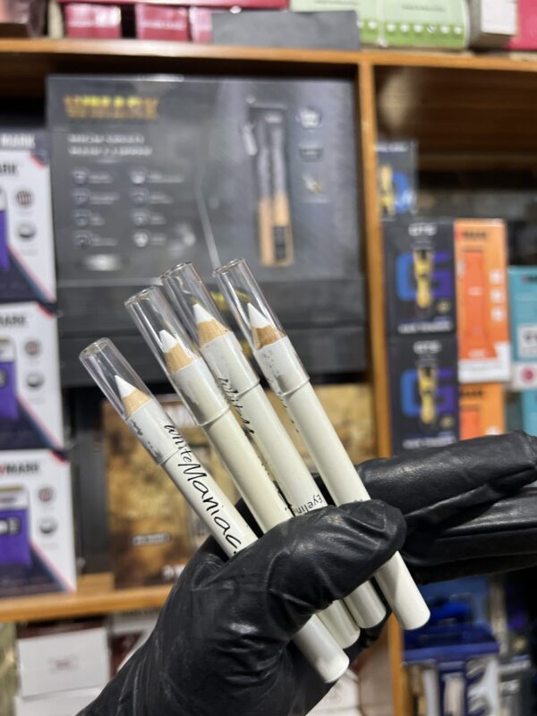 White barber pencil
